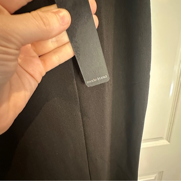 NWT Revolve Black Maxi Skirt High Waisted XS Crepe mermaid fishtail fit & flair - Picture 3 of 5